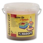 HASOFT Barevný vsyp 8kg světle hnědá - DOPRODEJ